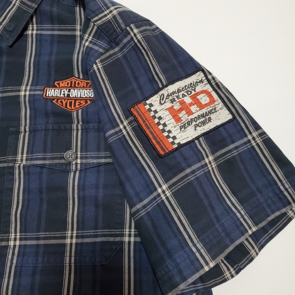 Harley Davidson Button D Short Sleeves - Picture 5 of 7